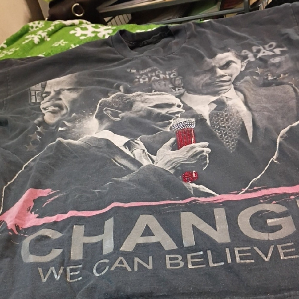President Obama Graphic Print Men's Shirt